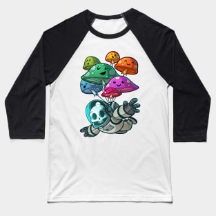 skull astronaut nr1 Baseball T-Shirt